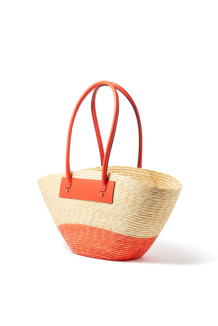 Beach Basket Tote Bag